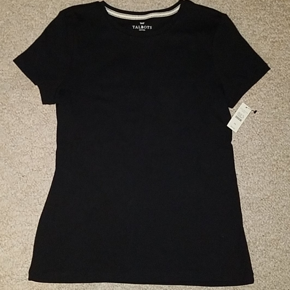 Talbots petites black T-shirt